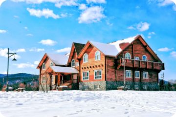 Exterior photography in winter