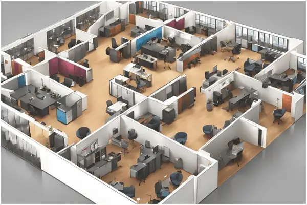 Commercial 3d floor plan