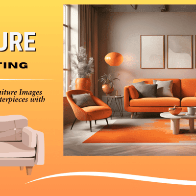 Professional furniture photo editing showcasing a sleek chair with enhanced colors, clean background, and detailed textures