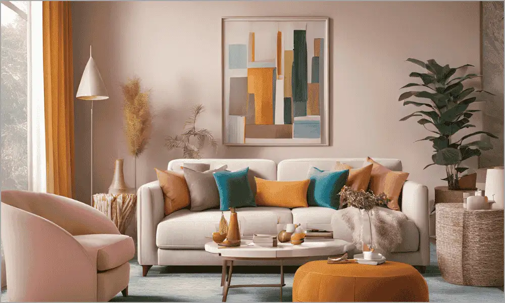 Furniture photo with enhanced color correction showcasing vibrant wood grain and accurate upholstery tones