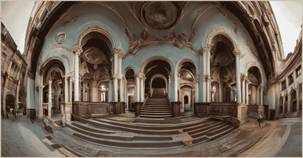 360 Vision of an Old Beautiful House - How to Create a 360° Virtual Tour