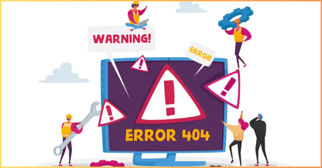 Animated cartoon showing a Photographer Virtual Assistant fixing a website error, representing website and portfolio maintenance
