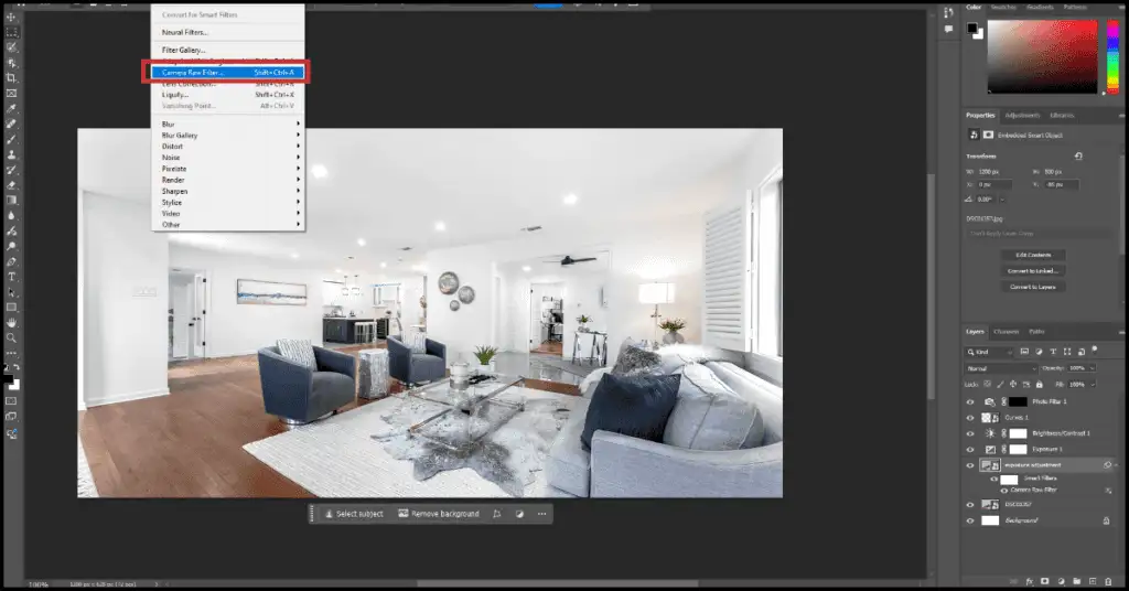 Use the Camera Raw Filter for More Control