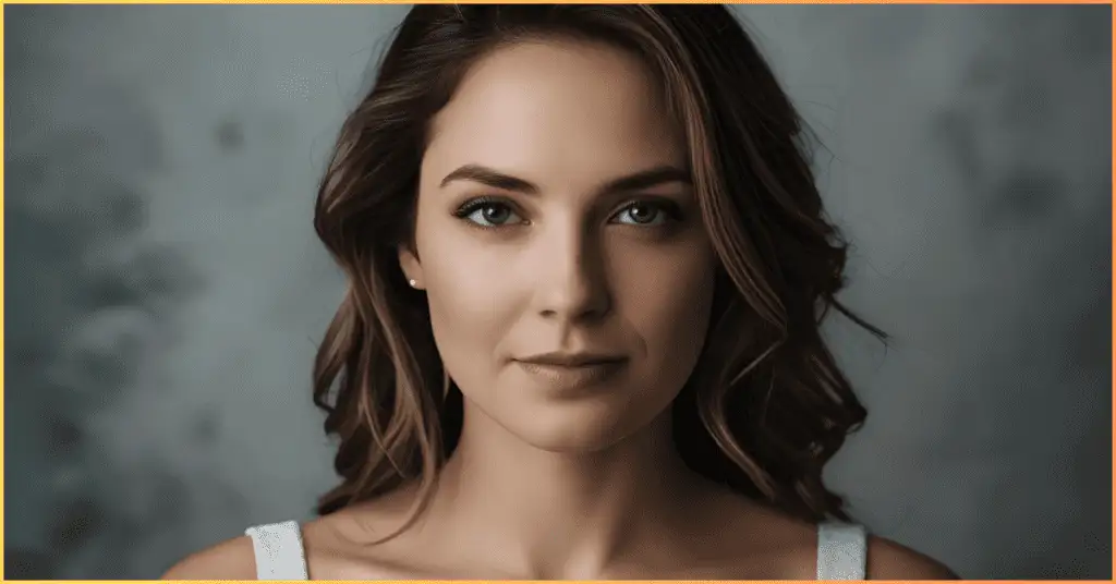 A close-up portrait of a girl’s face with well-balanced lighting, demonstrating portrait photography techniques.