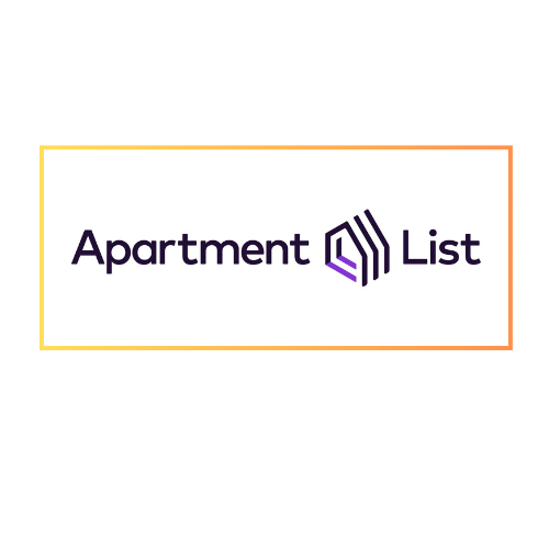 Apartment List logo with a stylized building icon on a white background.