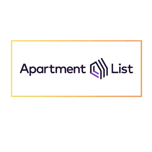 Apartment List logo with a stylized building icon on a white background.