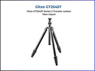 Gitzo GT2545T Series 2 Traveler carbon fiber tripod, a top pick for real estate photography.