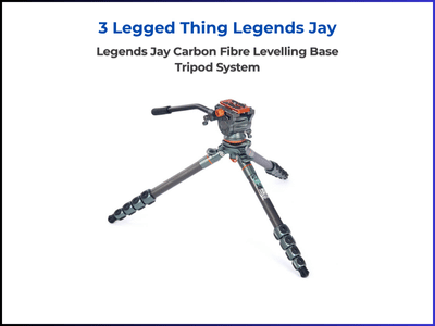 3 Legged Thing Legends Jay Carbon Fibre Levelling Base Tripod System, ideal for real estate photography.