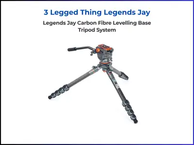 3 Legged Thing Legends Jay Carbon Fibre Levelling Base Tripod System, ideal for real estate photography.