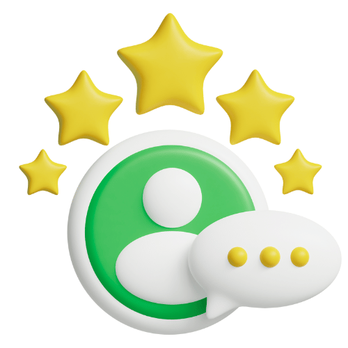 Customer Satisfaction logo (animated)