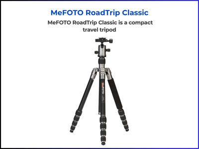 MeFOTO RoadTrip Classic - Best Tripods for Real Estate Photography