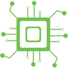 leverage technology logo (green)