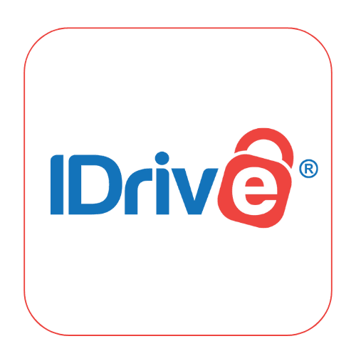 IDrive logo – secure and affordable cloud storage for photographers with multi-device backup