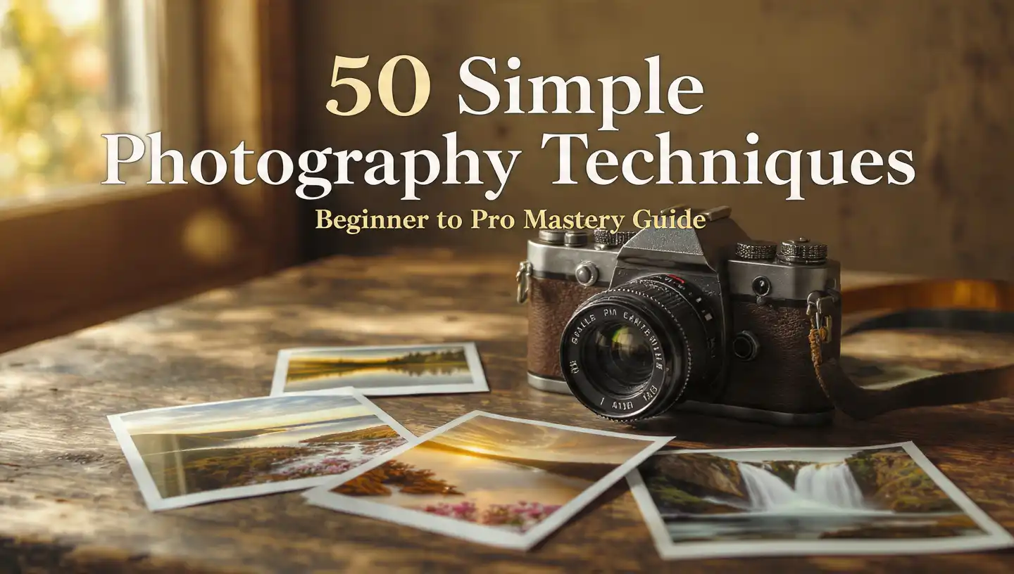 50 Simple Photography Techniques - Beginner to Pro Mastery Guide