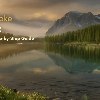 How to Make an HDRI: The Complete Step-by-Step Guide – Stunning mountain lake landscape with dramatic golden hour lighting and misty reflections captured in a high-quality HDRI environment map