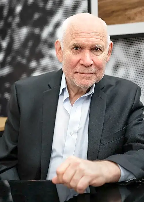 Portrait of influential portrait photographer Steve McCurry (b. 1950)