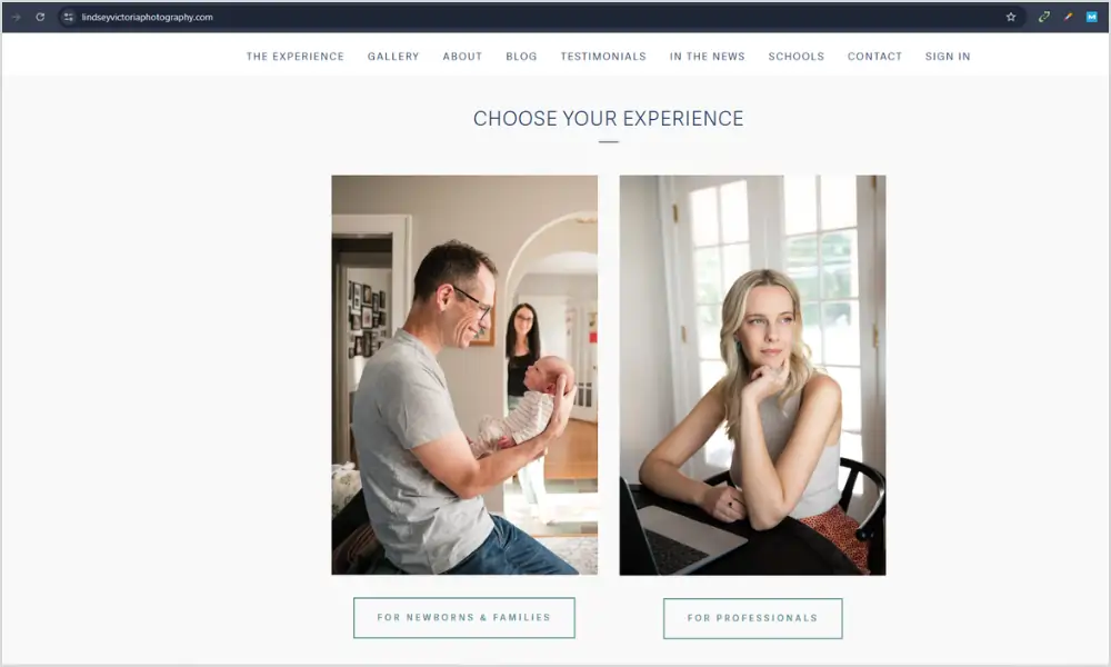 Lindsey Victoria Photography – Award-Winning Photography Websites for Portraits