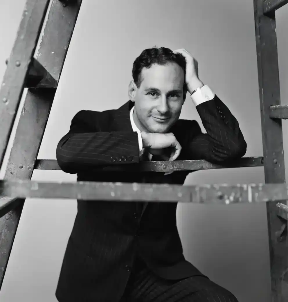 Portrait of influential portrait and fashion photographer Irving Penn