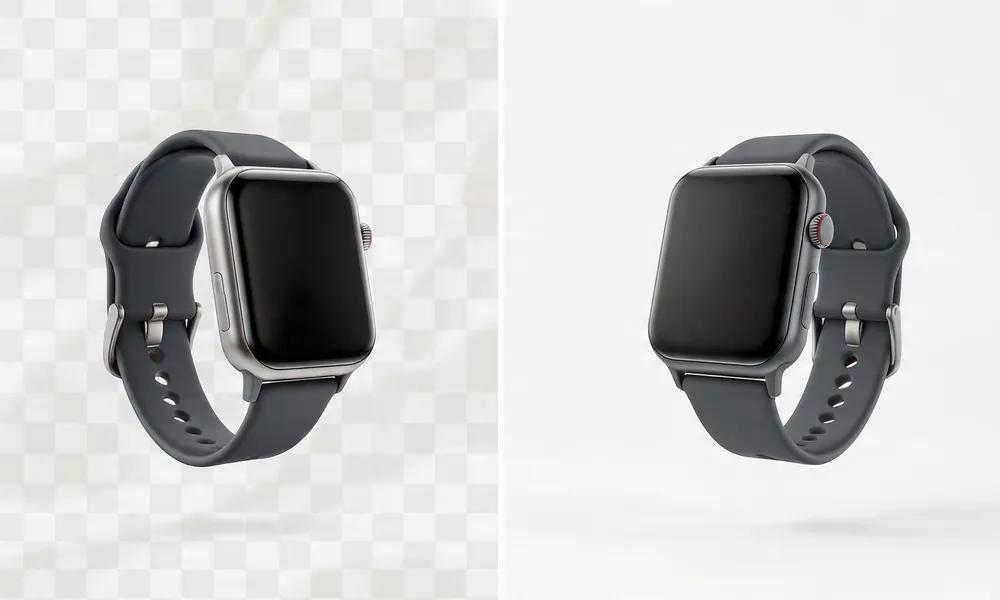Common product photo retouching techniques including background removal, color correction, ghost mannequin, and shadow creation