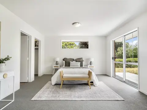 Bedroom after HDR real estate photo blending