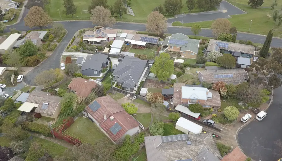Aerial property drone photo before boundary line editing by PixelShouters
