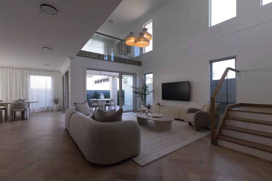 Interior living space before real estate photo enhancement by PixelShouters