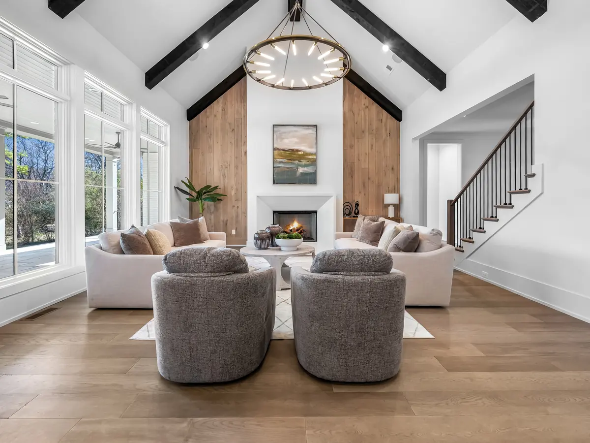 Living room after HDR real estate photo editing by PixelShouters