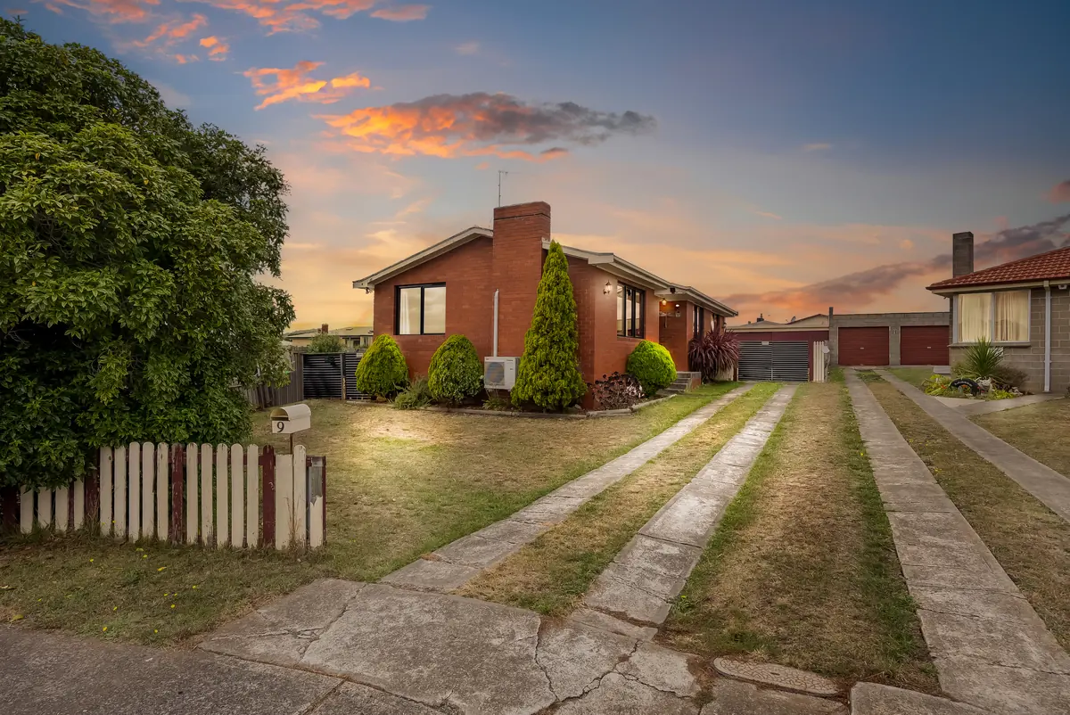 Brick home exterior after day to dusk photo editing