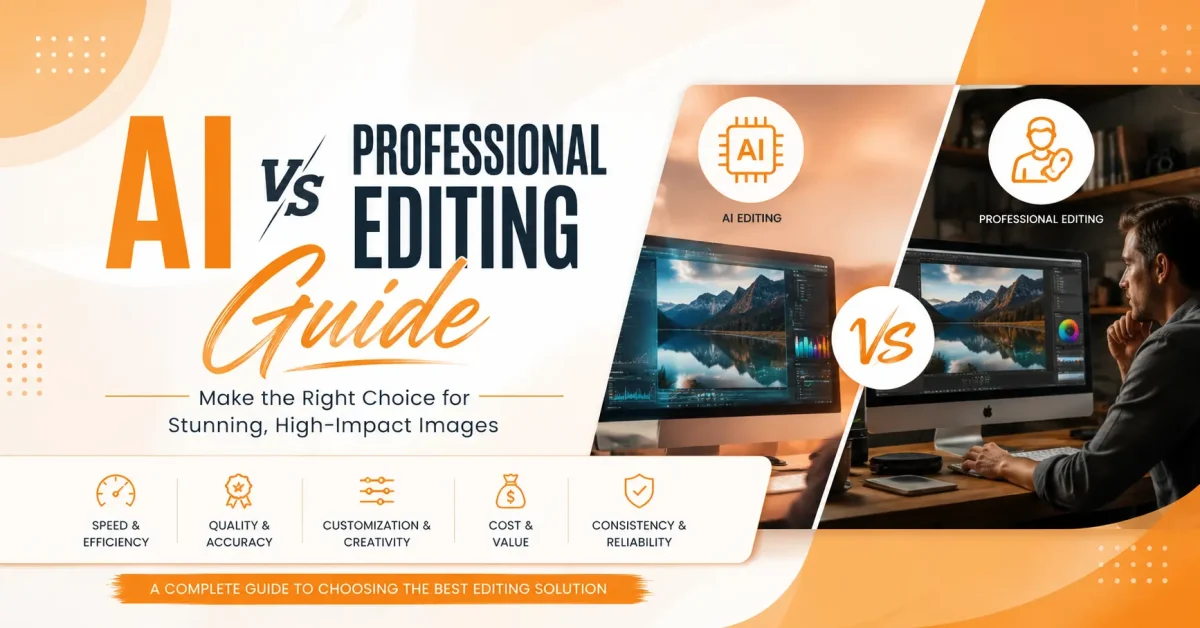 AI vs Professional Real Estate Photo Editing Guide for Better Property Photos