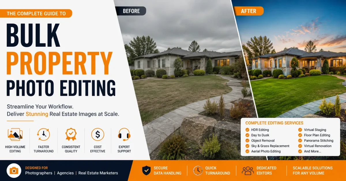 Bulk Property Photo Editing Guide for Real Estate Photos