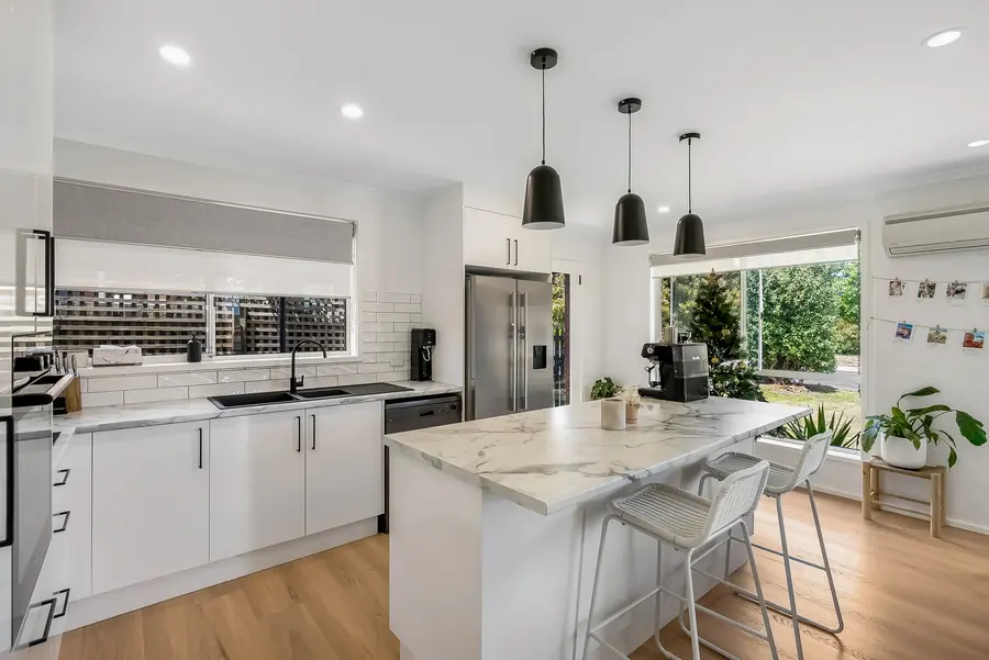Kitchen after bright real estate photo enhancement by PixelShouters