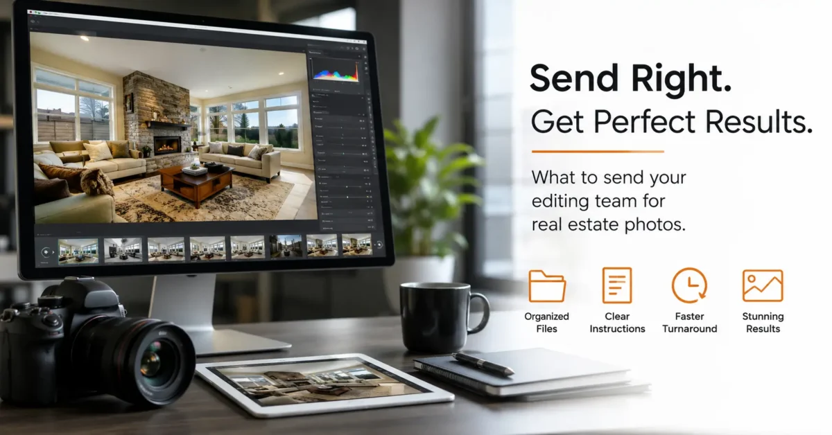 What should I send an Editing company for Real Estate Photos? The Complete Photographer’s Guide