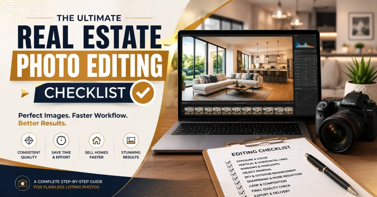 Real Estate Photo Editing Checklist for MLS-Ready Listings
