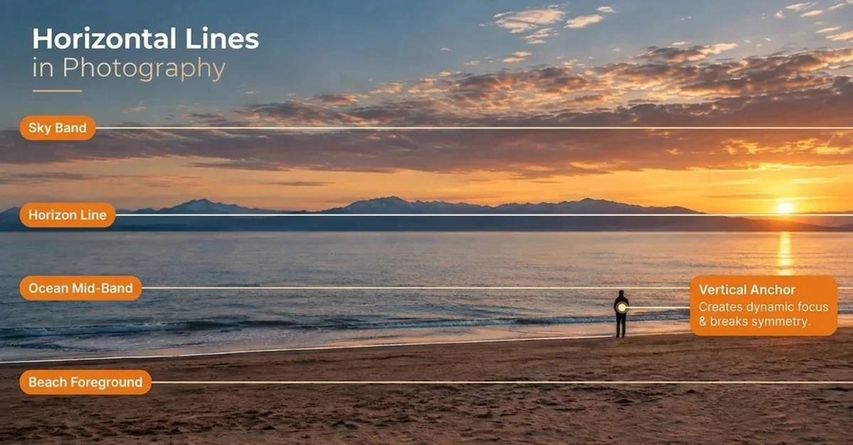 Horizontal Lines in Photography: How to Turn Calm Into Powerful, Balanced Compositions
